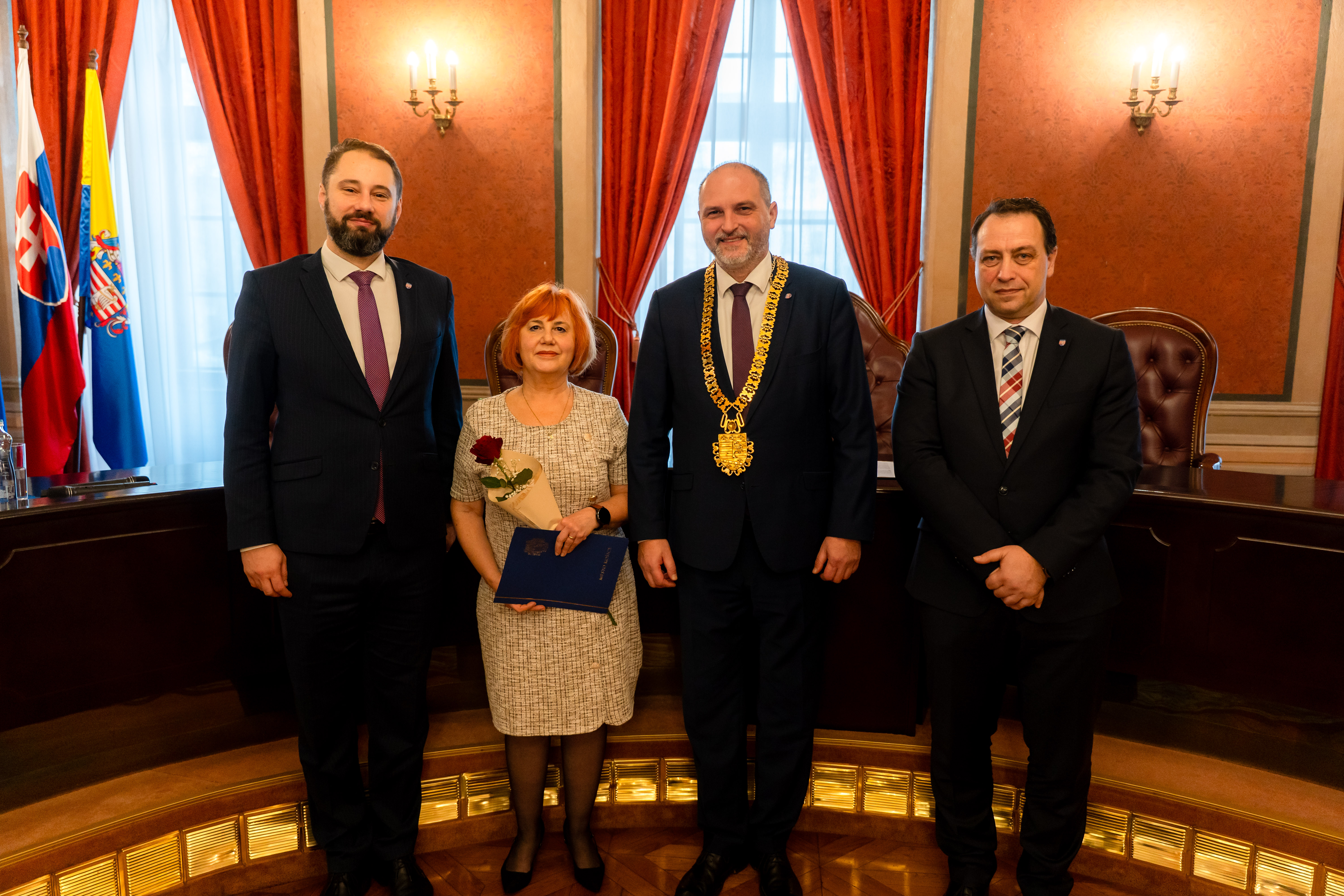 Novorocne prijatie jubilantov Magistratu mesta Kosice-55